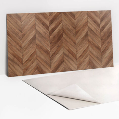 Panneau décoratif mural autocollant en vinyle imperméable 100 x 50 cm – Résistant aux intempéries – Installation facile sans colle - BOIS 100 X