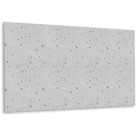 Panneau mural en vinyle autocollant - Lambris PVC - 100 cm x 50 cm - Béton architectural