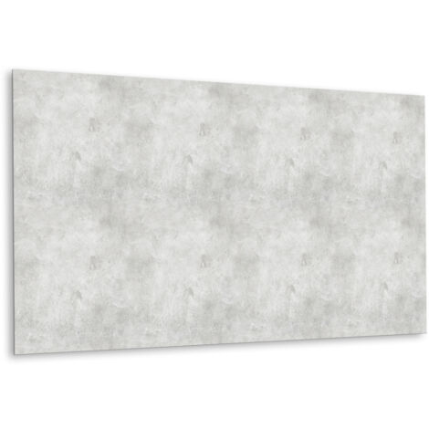 Panneau mural en vinyle autocollant - Lambris PVC - 100 cm x 50 cm - Texture du béton
