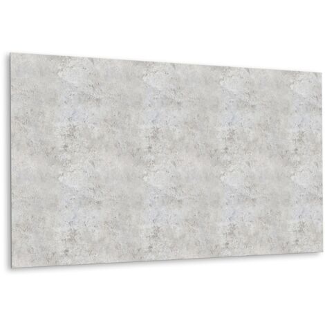 Panneau mural en vinyle autocollant - Lambris PVC - 100 cm x 50 cm - Texture du béton (1/5)