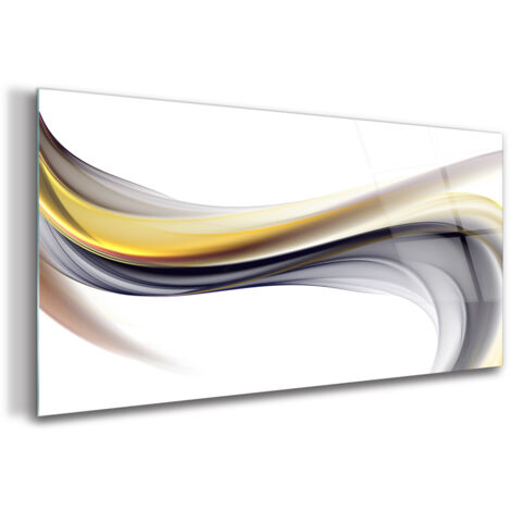 Tableau sur verre – 120 x 60 cm - Tableau mural décoratif - Verre Décorative - Art Moderne (1/5)