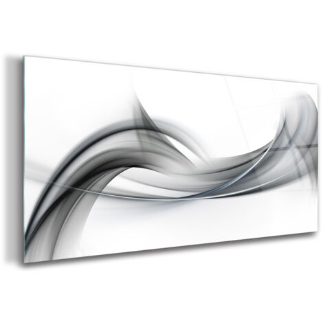 Tableau sur verre – 120 x 60 cm - Tableau mural décoratif - Verre Décorative - Art Moderne (1/5)