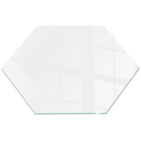 Décorative Plaque en verre trempé pour avec impression pour cheminée de protection pour salon Couleur Gris clair h40 cm (1/5)
