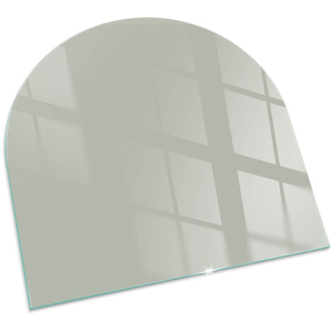 Plaque Carrée décorative imprimée sous cheminée et poêle indépendant Protection Thermique Couleur Gris-vert 100x100 cm (1/5)