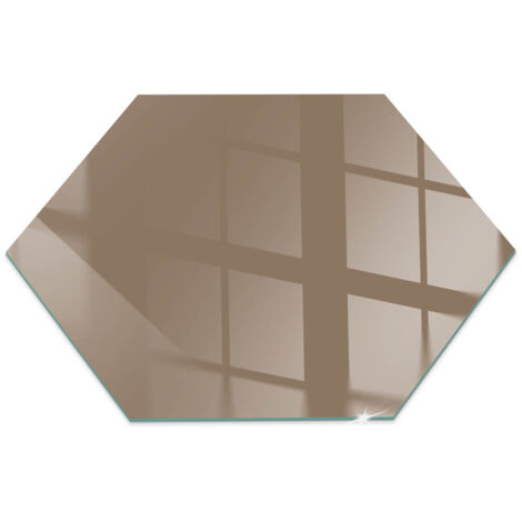 Plaque de protection décorative de protection avec impression sous cheminée pour salon Couleur Marron h40 cm (1/5)
