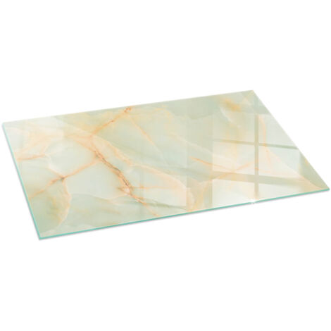 Grande Plaque décorative de protection avec impression sous cheminée pour salon Motif marbré abstrait 140x70 cm (1/5)