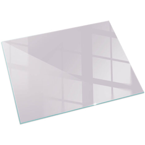 Plaque décorative imprimée pour cheminée protection de sol avec impression décorative Couleur Violet clair 120x80 cm (1/5)