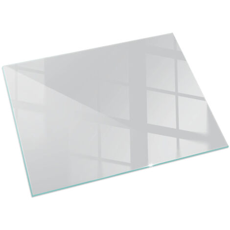 Plaque de protection sous cheminee design gris et anti etincelle ...