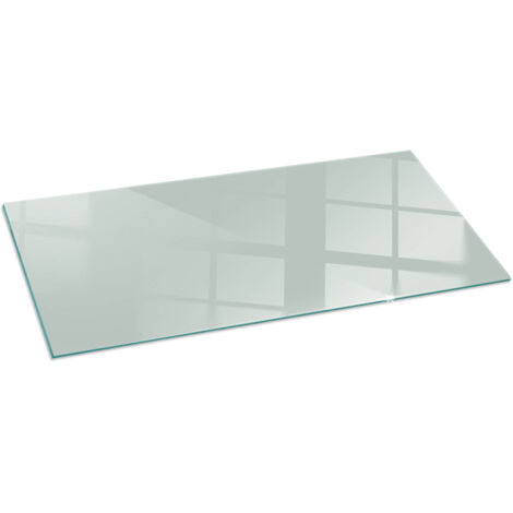 Plaque décorative de sol avec impression sous cheminée protection et design Couleur Vert clair 125x50 cm (1/5)