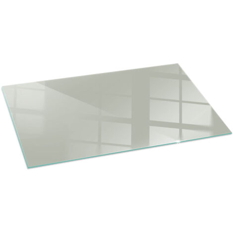 Plaque décorative de protection avec impression sous cheminée pour salon Couleur Gris-vert 100x50 cm (1/5)