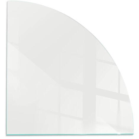 Plaque décorative de sol avec impression sous cheminée protection et design Couleur Ivoire 1/4 100x100 cm (1/5)