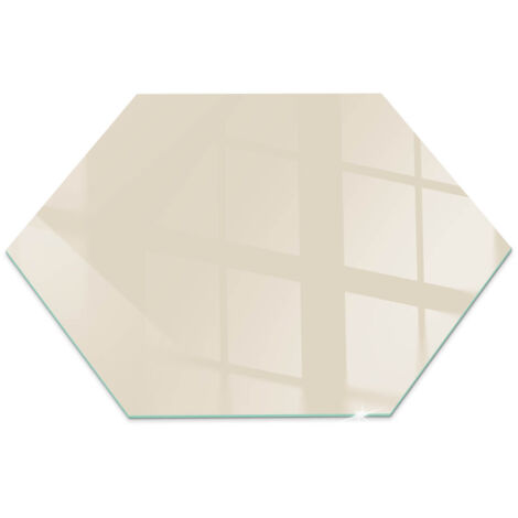 Plaque de protection décorative de protection avec impression sous cheminée pour salon Couleur Beige h40 cm (1/5)