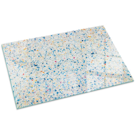 Plaque Rectangulaire décorative de protection avec impression sous cheminée pour salon Motif texturé abstrait 100x70 cm (1/5)