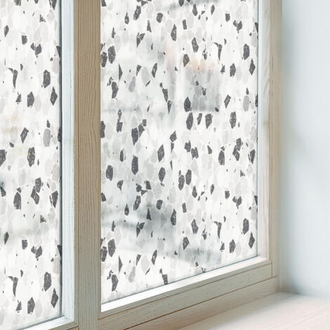 Anti Regard Film pour Vitre 200x116 Vitrail Collés sur le Verre Décoratif Adhésif pour Chambre Cuisine Salle de Bain Protection Élégance subtile (1/5)