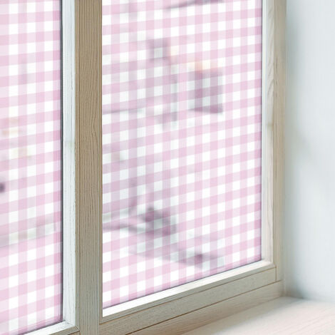 Film Dépoli pour Vitre 100x146 cm pour Chambre Cuisine Salle de Bain PVC Vitrail Protection Adhésif Collés sur le Verre Décoratif Motifs pastel (1/5)
