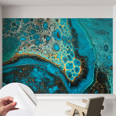 Papier peint autocollant avec imprimé pour décoration intérieure pour rénovation a motif Structure abstraite 152x104 cm (1/5)