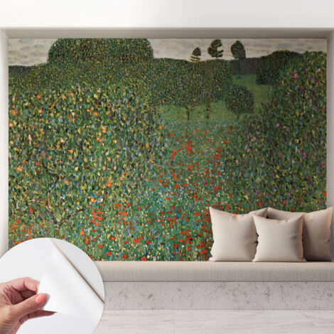 Papier peint autocollant adhésif avec imprimé motifs uniques apparence moderne Prairie fleurie 208x146 cm (1/5)
