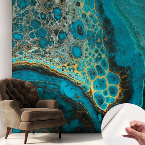 Papier peint autocollant avec imprimé pour décoration intérieure pour rénovation a motif Structure abstraite 250x250 cm (1/5)