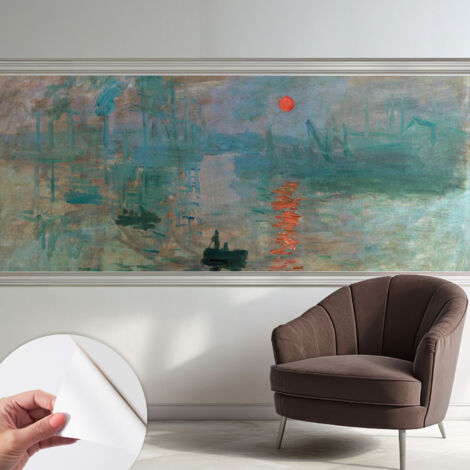 Papier peint adhésif autocollant pour salon chambre à coucher tendance et originale Paysage portuaire 250x104 cm (1/5)