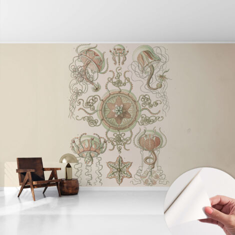 Papier peint autocollant décoratif à motifs pour salon chambre et bureau Tapete adhésif pour décoration Monde sous-marin 416x254 cm (1/5)