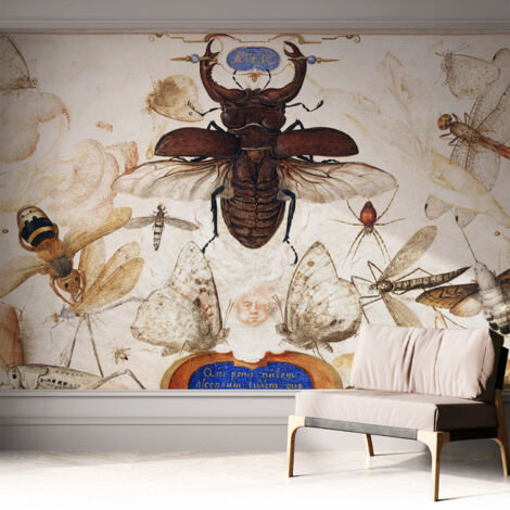 Papier peint autocollant Mural avec colle pour salon et chambre Décoration murale rapide Harmonie naturelle 312x219 cm (1/5)
