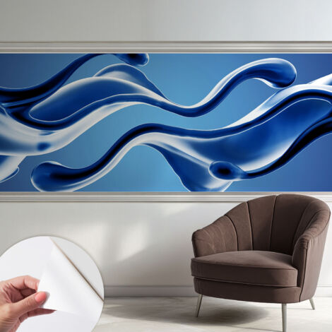 Papier peint autocollant avec imprimé pour cuisine facile à appliquer pour mur a motif Légèreté abstraite 250x104 cm (1/5)