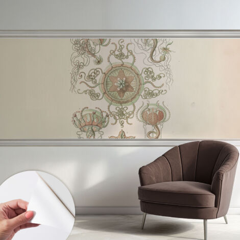 Papier peint autocollant décoratif à motifs pour salon chambre et bureau Tapete adhésif pour décoration Monde sous-marin 250x104 cm (1/5)