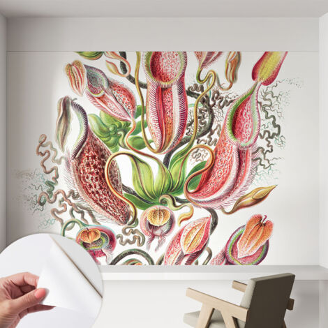 Papier peint autocollant adhésif installation rapide du papier peint durable et résistante Détails végétaux 152x104 cm (1/5)