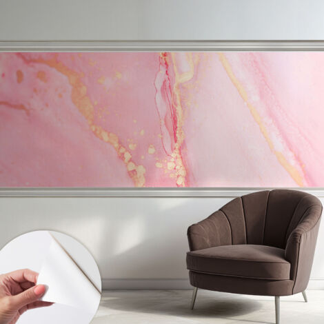 Papier peint adhésif autocollant pour salon chambre à coucher peint imprimé Installation facile Abstraction pastel 250x104 cm