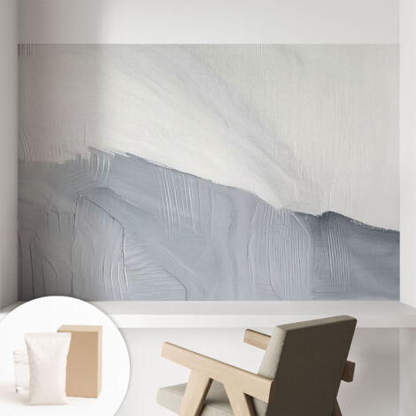 Papier peint intissé avec imprimé pour décoration intérieure pour rénovation a motif - Colle incluse gratuite Textures subtiles 104x70 cm (1/5)