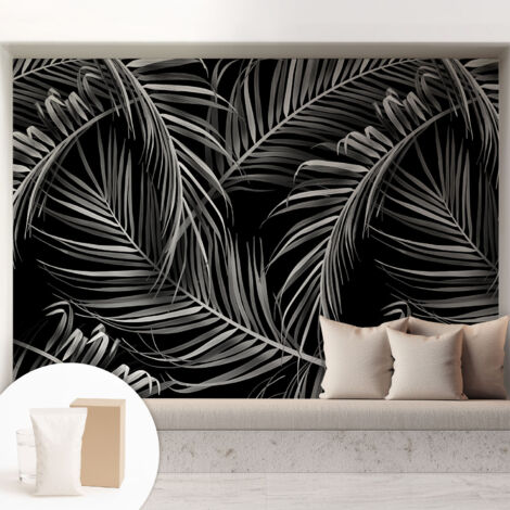 Papier peint intissé avec imprimé pour décoration intérieure pour rénovation a motif - Colle incluse gratuite Motif exotique 208x146 cm (1/5)