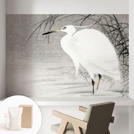 Papier peint intissé mural avec imprimé motifs décoratifs - style contemporain - Colle incluse gratuite Paysage aquatique 104x70 cm (1/5)