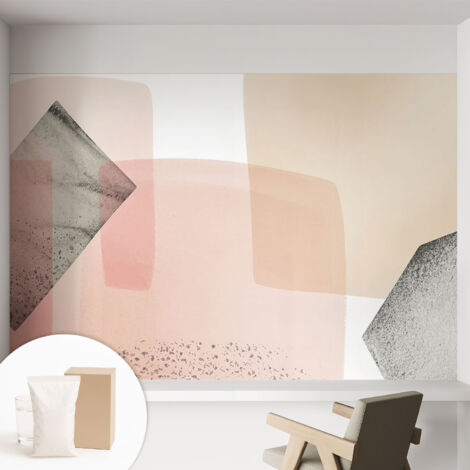 Papier peint intissé décoratif pour salon chambre et cuisine Facile à poser avec colle Silhouettes délicates 152x104 cm (1/5)