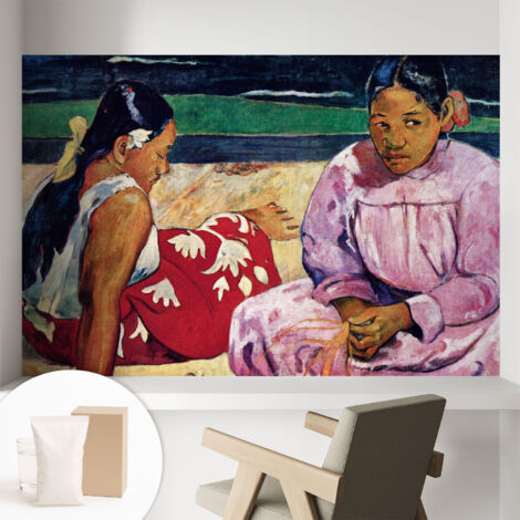 Papier peint intissé avec imprimé pour décoration intérieure pour rénovation a motif - Colle incluse gratuite Scène de plage 104x70 cm (1/5)
