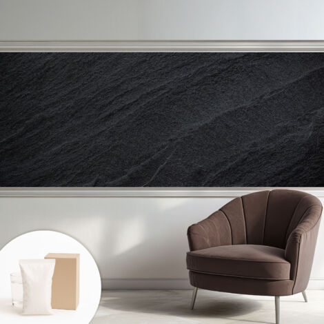 Papier peint intissé décoratif pour salon chambre et cuisine Facile à poser avec colle Élégance de la pierre 250x104 cm (1/5)