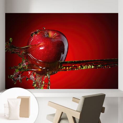 Papier peint intissé mural avec imprimé motifs décoratifs - style contemporain - Colle incluse gratuite Énergie luxuriante 104x70 cm (1/5)