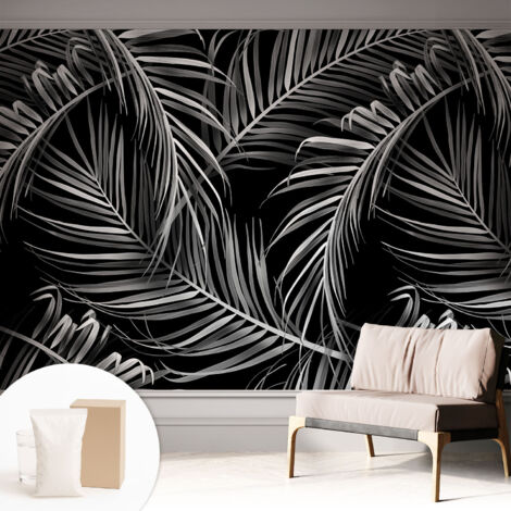 Papier peint intissé avec imprimé pour décoration intérieure pour rénovation a motif - Colle incluse gratuite Motif exotique 312x219 cm (1/5)