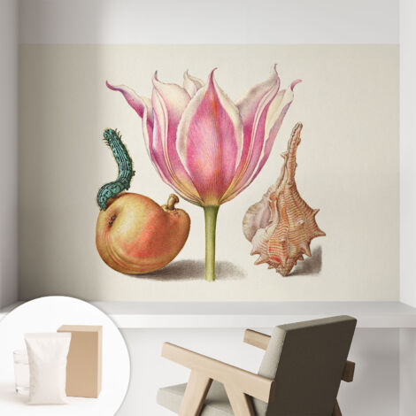 Papier peint intissé décoratif pour salon chambre et cuisine Facile à poser avec colle Symbiose naturelle 104x70 cm (1/5)