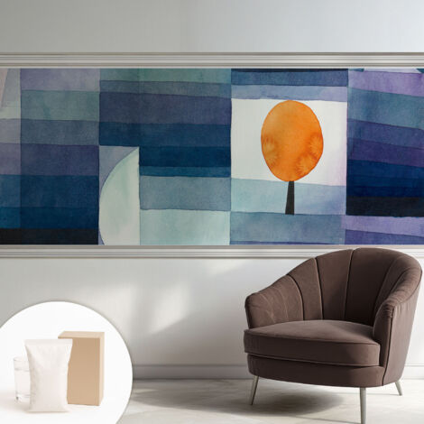 Papier peint intissé décoratif pour salon chambre et cuisine Facile à poser avec colle Arbre abstrait 250x104 cm (1/5)