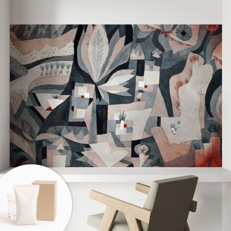 Papier peint intissé décoratif pour salon chambre et cuisine Facile à poser avec colle Abstraction de la nature 104x70 cm (1/5)