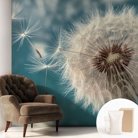 Papier peint intissé pour salon chambre à coucher peint imprimé pour mur - Colle incluse gratuite Légèreté éthérée 250x250 cm (1/5)