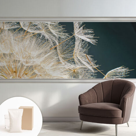 Papier peint intissé décoratif pour salon chambre et cuisine Facile à poser avec colle Pissenlit de légèreté 250x104 cm (1/5)