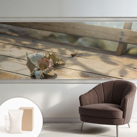 Papier peint intissé avec imprimé pour décoration intérieure pour rénovation a motif - Colle incluse gratuite Scène apaisante 250x104 cm (1/5)