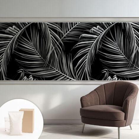 Papier peint intissé avec imprimé pour décoration intérieure pour rénovation a motif - Colle incluse gratuite Motif exotique 250x104 cm (1/5)