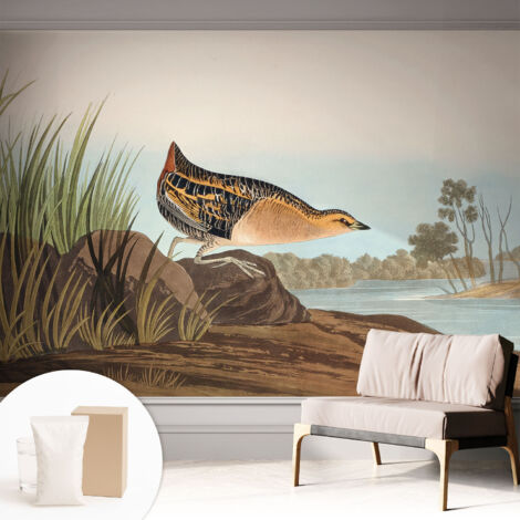 Papier peint intissé pour salon chambre à coucher peint imprimé Installation facile - Colle incluse gratuite Scène naturelle 312x219 cm (1/5)