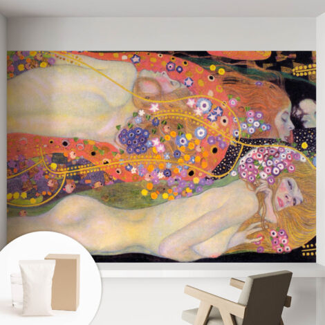 Papier peint intissé avec imprimé pour intérieur moderne application facile a motif - Colle incluse gratuite Composition florale 152x104 cm (1/5)