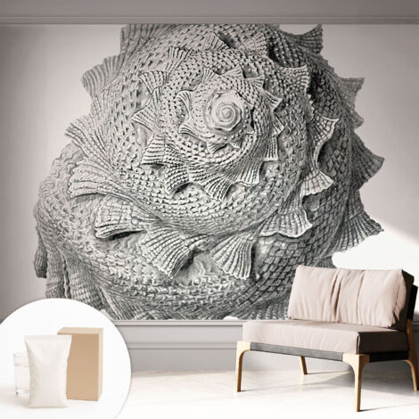 Papier peint intissé avec imprimé pour décoration intérieure pour rénovation a motif - Colle incluse gratuite L'art de la nature 312x219 cm (1/5)