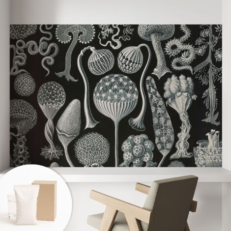 Papier peint intissé classique moderne pour salon et chambre à coucher Décoration rapide avec colle Plantes magiques 104x70 cm (1/5)