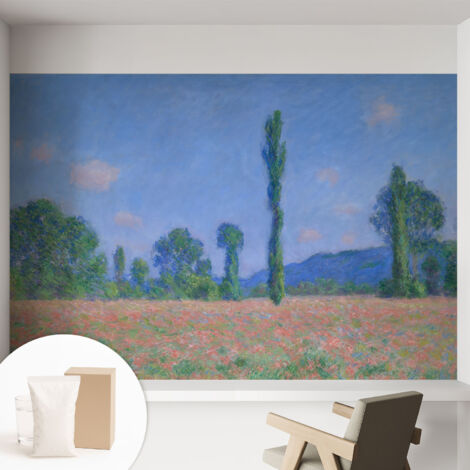 Papier peint intissé mural avec imprimé motifs uniques apparence moderne - Colle incluse gratuite Charme de la nature 152x104 cm (1/5)