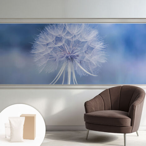 Papier peint intissé avec imprimé pour décoration intérieure pour rénovation a motif - Colle incluse gratuite Délice bleu 250x104 cm (1/5)